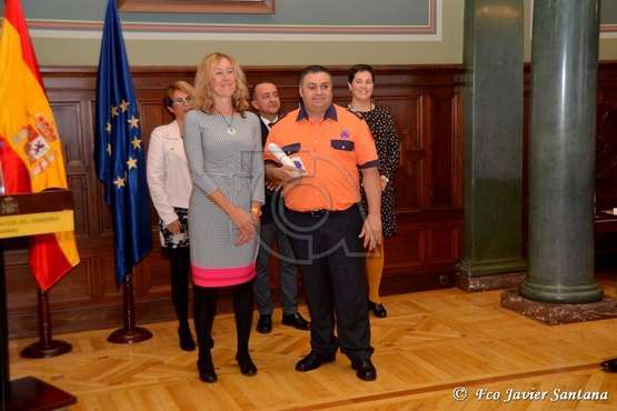Telde se congratula de la concesión a Protección Civil de la Medalla al Mérito (Foto Francisco Javier Santana)